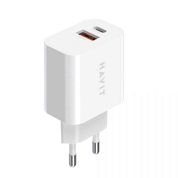 Зарядний пристрій HAVIT HV-UCP007 20W USB+Type-C