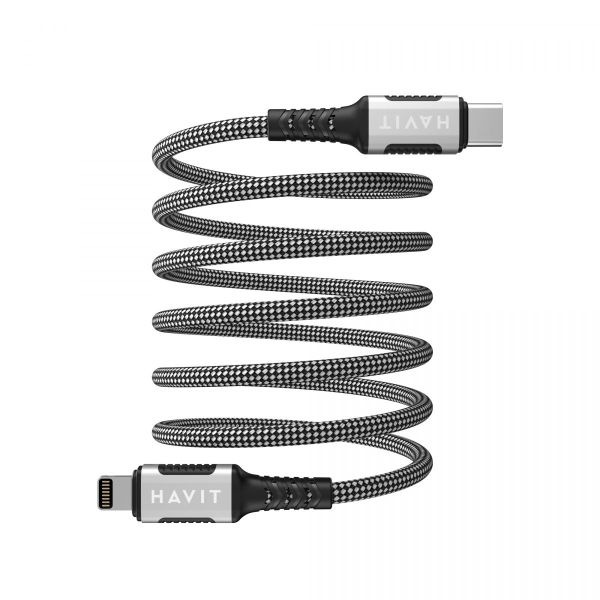 Кабель USB-C - Lightning HAVIT CB6298 PD30W 1м