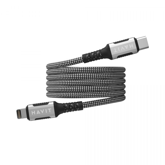 Кабель USB-C - Lightning HAVIT CB6298 PD30W 1м