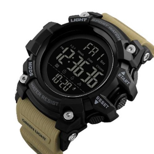 Чоловічий годинник Skmei 1384KH Khaki