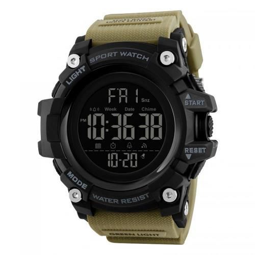 Чоловічий годинник Skmei 1384KH Khaki