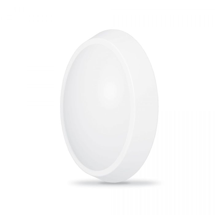 LED світильник IP65 овальний VIDEX 12W 5000K білий сенсорний