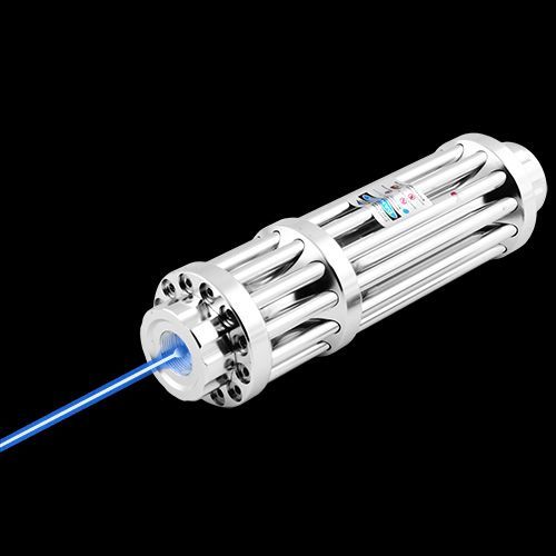 Потужний лазер синій LASER B017 (445nm, 50000mW) 2x16340