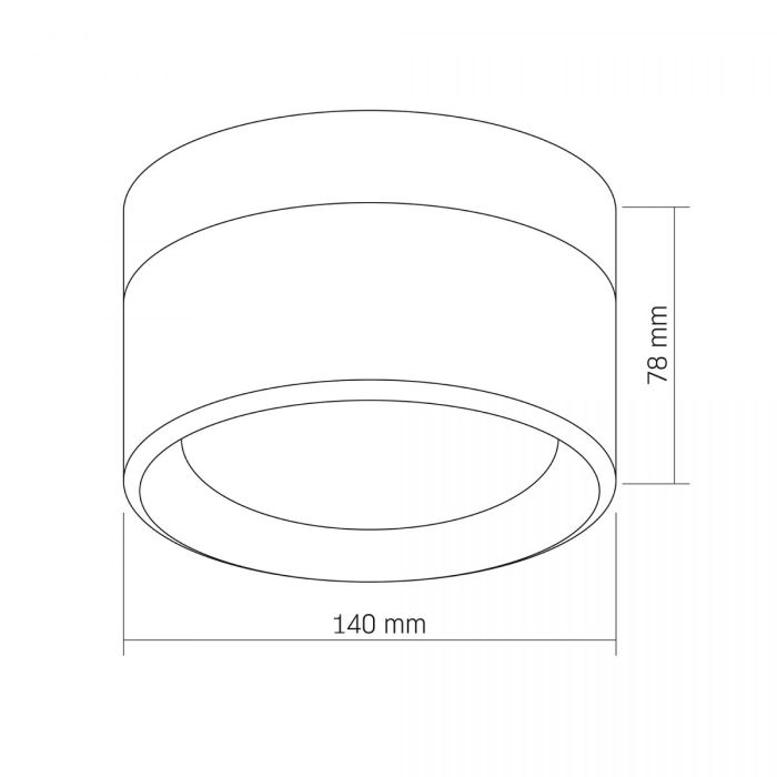 LED світильник IP65 круглий VIDEX BHD01 9W 2400-3200-4300K Black