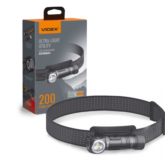 Портативний світлодіодний ліхтарик VIDEX VLF-A056H 200Lm 5000K
