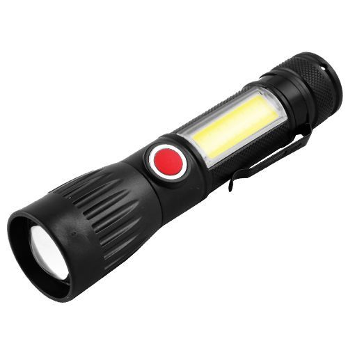 Ручний ліхтарик BL-645S-XPE+COB, ЗУ mircoUSB, вбудований акумулятор