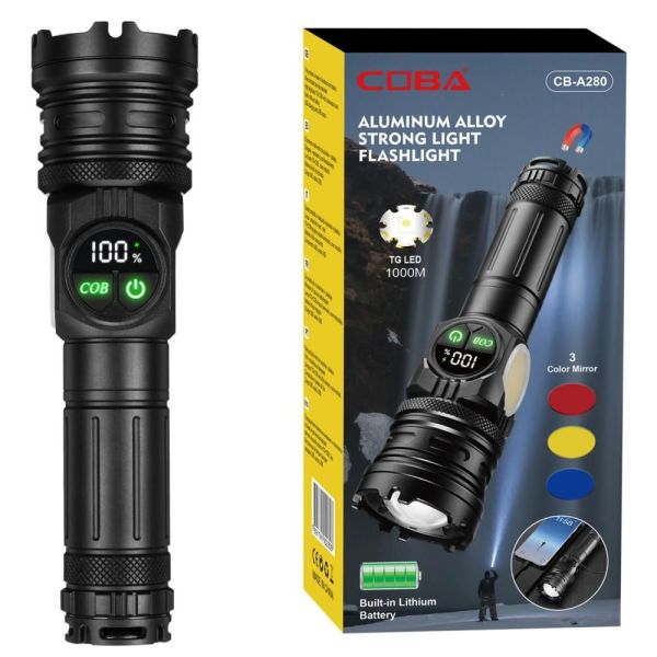 Ліхтар CB-A280-TG+COB(white+red)