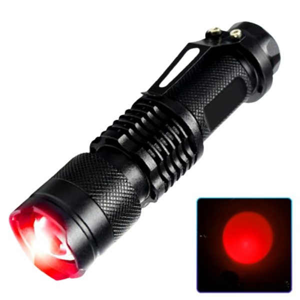 Ліхтар K11-XPE(Red), 1хАА/1x14500