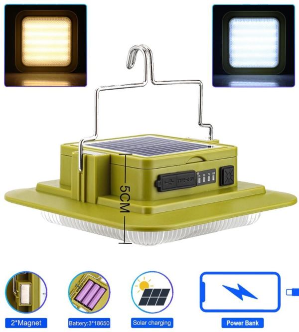 Ліхтар кемпінг 229L-SMD, 3х18650