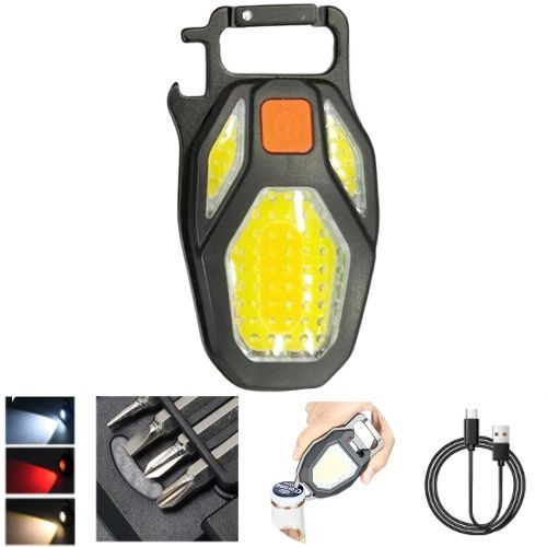 Ліхтар MULTIFUNCTIONAL LL-203-COB ULTRA(white+yellow+red)
