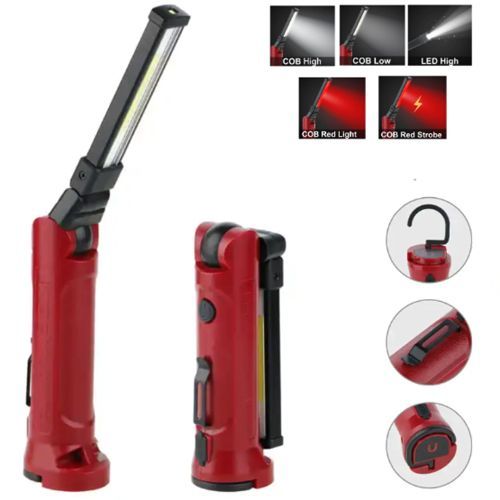 Ліхтарик WORKLIGHT-71-XPE+COB(white+red)