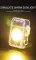 Акумуляторний LED-ліхтарик D52-2-COB з запальничкою (Оливковий)