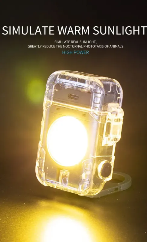 Акумуляторний LED-ліхтарик D52-2-COB з запальничкою (Оливковий)