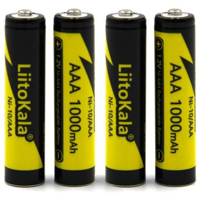 Акумулятор AAA, LiitoKala Ni-10/AAA, 1.2V, 1000mAh