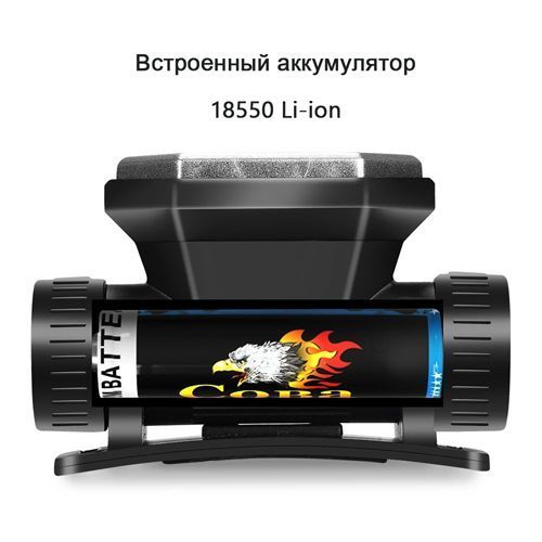 Ліхтарик налобний Police SQ-815-2 Blue