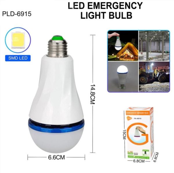 Світлодіодна LED лампочка з акумулятором FA-6915