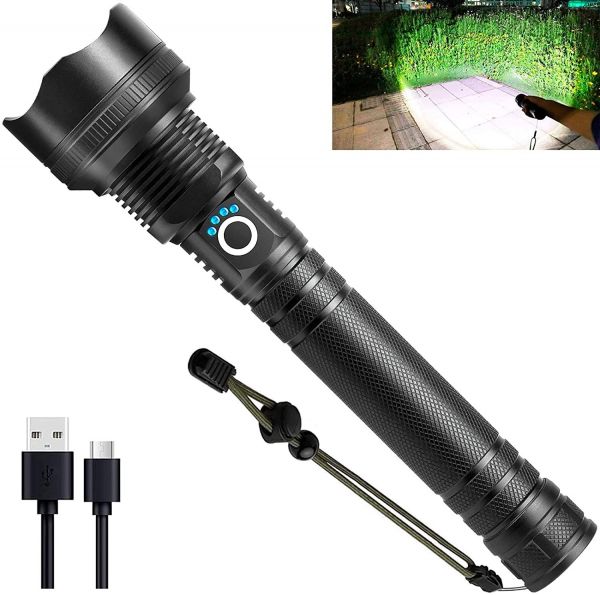 Ліхтарик X92-HP70, ЗУ microUSB, 2x26650