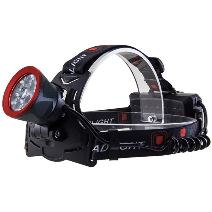 Ліхтар налобний CT021 6+1 ULTRA LED, 3x18650