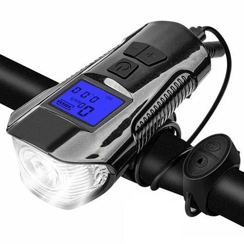 Велосипедний дзвінок + комп'ютер + велофара XA-585-T6+2LED