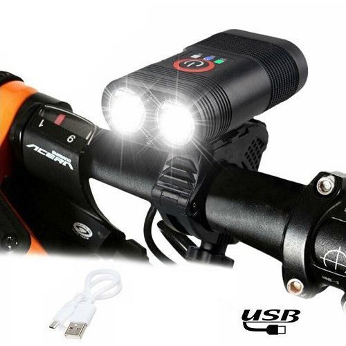 Велосипедний ліхтар Y12Pro-2XPE DUAL MEGALIGHT, ALUMINUM