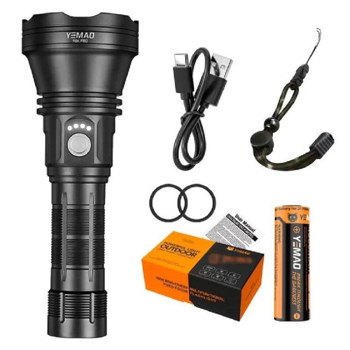 Портативний світлодіодний ліхтарик YEMAO YM-98K PRO 2840Lm 6000K