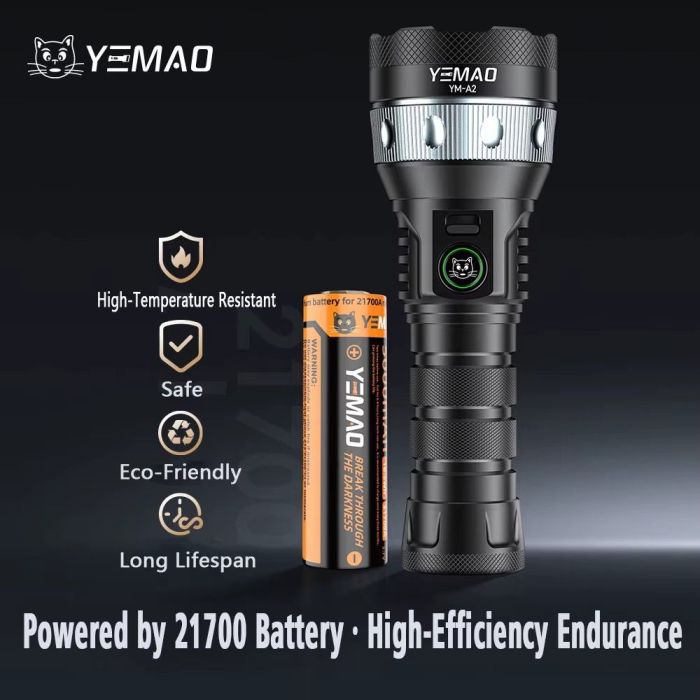 Портативний світлодіодний ліхтарик YEMAO YM-A2-C