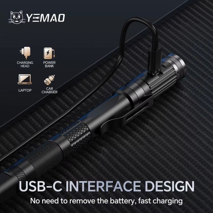 Портативний світлодіодний ліхтарик YEMAO YM-M91